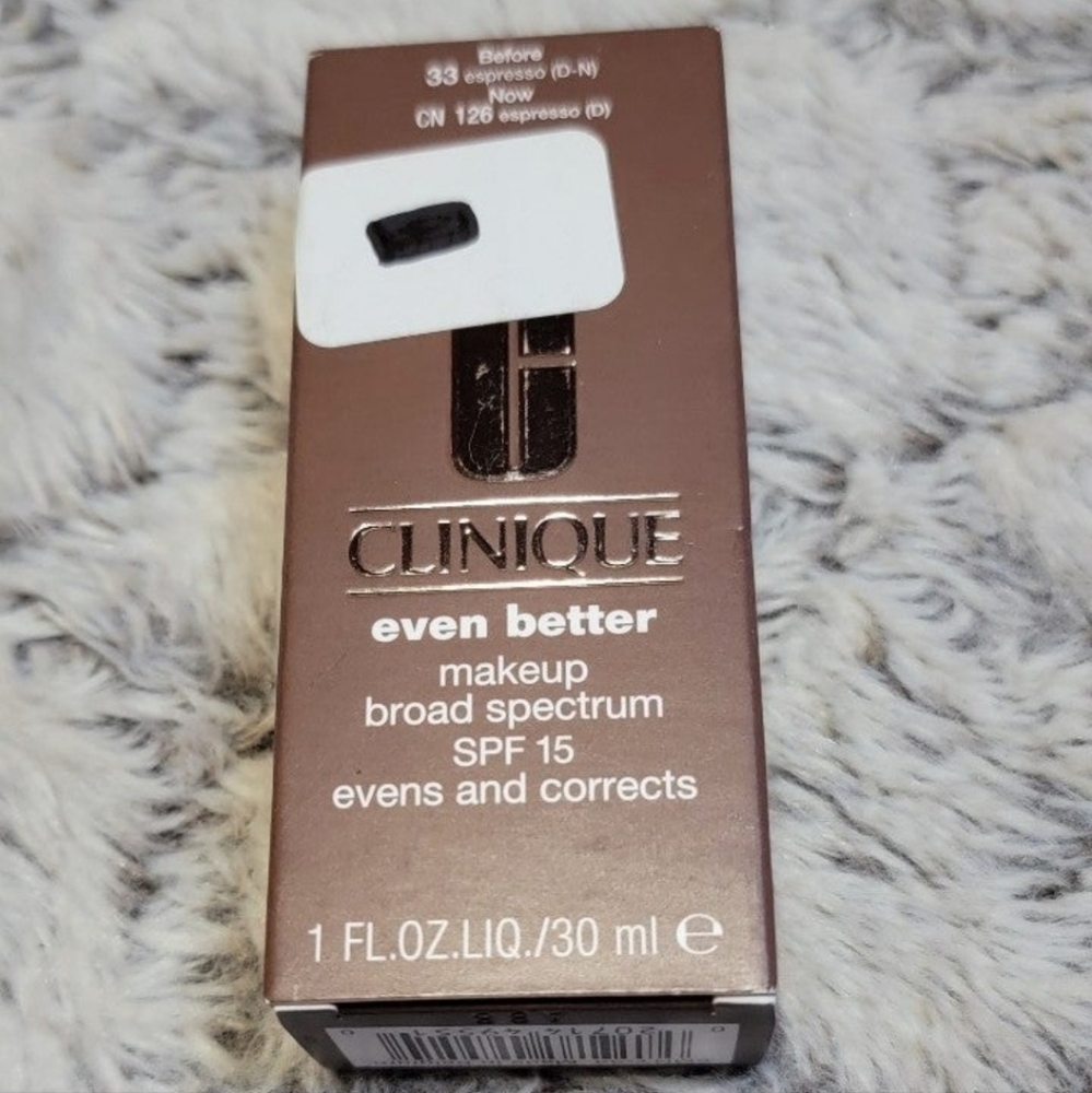 NWT! CLINIQUE Even Better Makeup Broad Spectrum SPF 15